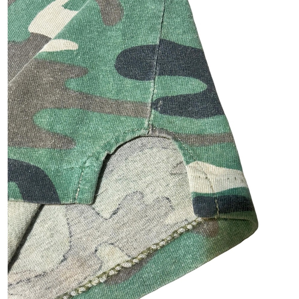 Vintage Sports Afield Camo T Shirt USA Made Distressed 90s Small - Picture 7 of 12